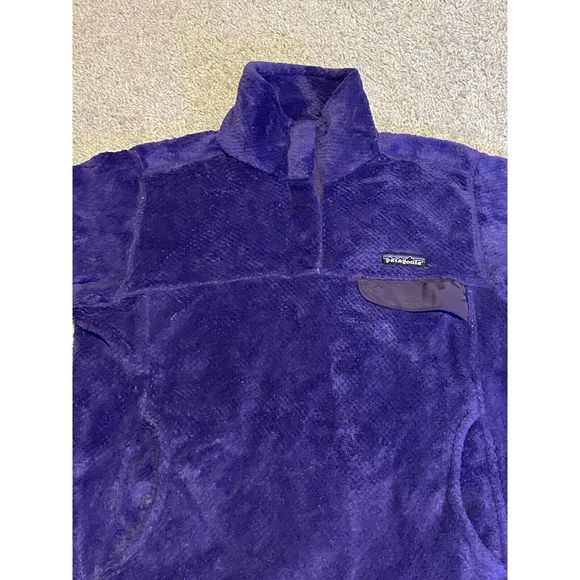 Patagonia Jacket Womens S Purple ReTool Snap-T Fleece Pullover Sweater - Picture 5 of 6